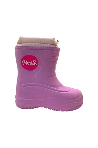 Tuğba Ortopedi 1252 Barbie Hafif Kürklü Yağmur Çizmesi 001