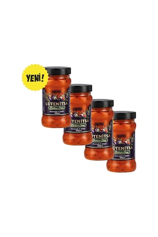 Balkan Sosu Lütenitsa Glutensiz Ve Vegan 4 Adet X 300 Gr