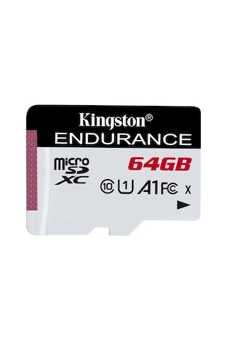 Kingston Sdce-64gb 64gb Microsdxc Endurance 95r-30w C10 A1 Uhs-ı Card Only Hafıza Kartı Kdo