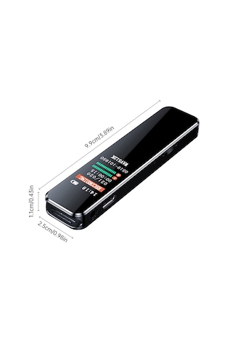 Reedark 32gb Tf Kartlı Usb 2.0 Mp3 Çalar Ve Ses Kaydedici - 40 Saat Sürekli Kayıt, Renkli Ekran, Yüksek Kaliteli Ses Gümüş