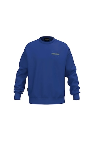 Mizuno Athletic Crew Neck Erkek Sweatshirt Mavi Çok Renkli