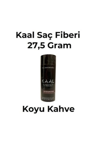 Kaal Saç Fiberi Keratin Saç Tozu Koyu Kahve 27.5 G