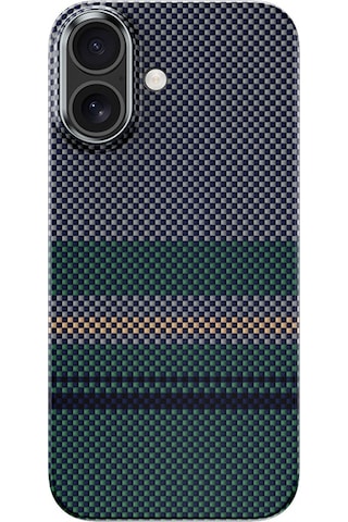 Apple Uyumlu iPhone 17 Kılıf M-safe Şarj Özellikli Karbon Fiber Benks Aurora Armorair Kevlar Kapak Siyah