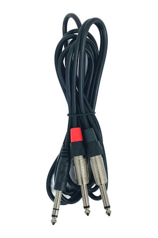 Teknogreen Tks-703 6.3 Stereo 2X6.3 Mono Kablo 3M.