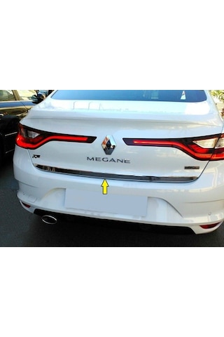 Renault Megane 4 Krom Bagaj Alt Çıtası Sedan 2016 -2021