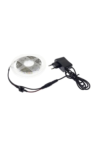 Mutfak Tezgah Üstü Için 5 M Günışığı Şerit Led 12v Adaptör Tak Çalıştır Aç Kapa Anahtar 3 Çip Günışığı