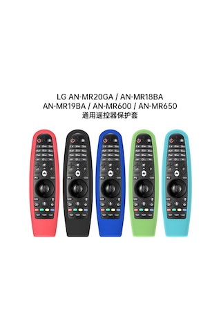 Reedark Lg An-mr600/mr650a Kumanda Koruyucu Kılıfı - Yeşil Işıklı Silikon Malzeme - 191x53x38mm - Dayanıklı Ev Kullanıma Uygun DiğER