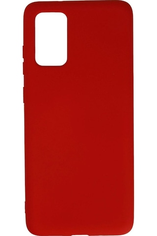 Samsung Samsung Uyumlu Galaxy S20 Plus Kılıf Nano İçi Kadife Silikon - Kırmızı