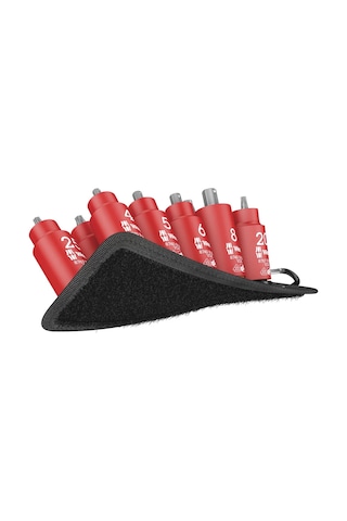 Wera Belt B Vde 1 Torx Uçlu Zyklop Yalıtımlı Lokma Bits Seti, 3/8" Soketli, Tutma Fonksiyonlu