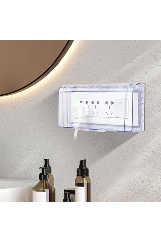 Pazly Tuvalet Suntek Su Mavi Kapağı Geçirmez Fiş Çıkış Anahtar Ac