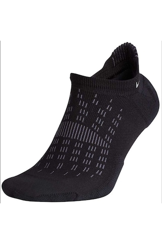 Nike Elite Cushioned No Show Dri-fıt Siyah Unisex Koşu Çorabı Sx7280-010