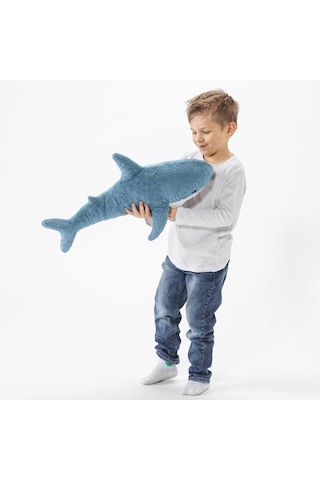 Ikea Blahaj Peluş Oyuncak 55 Cm Beyaz - Mavi
