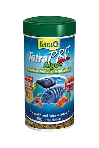 Tetra Pro Algae Crisps Otçul Balık Yemi 250 Ml - Bitkisel Formüllü Yüksek Direnç Tetra Pro Algae Crisps Otçul Balık Yemi 250 Ml - Bitkisel Formüllü Yüksek Direnç