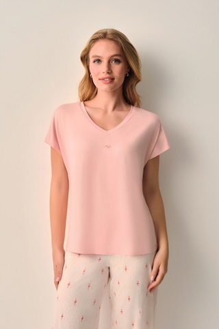 Suwen Maria Kapri Pijama Takımı Sh26610659334 Pembe