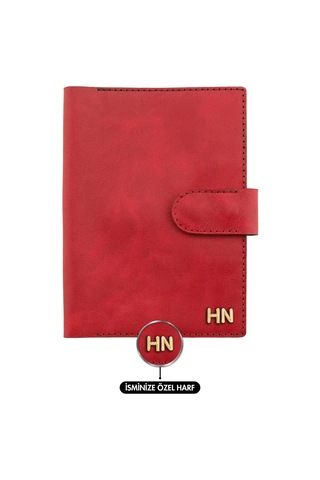 A5 Defter Ve Ajanda Kılıfı - %100 Rainbow Deri - Ko10001 - Kırmızı Kırmızı