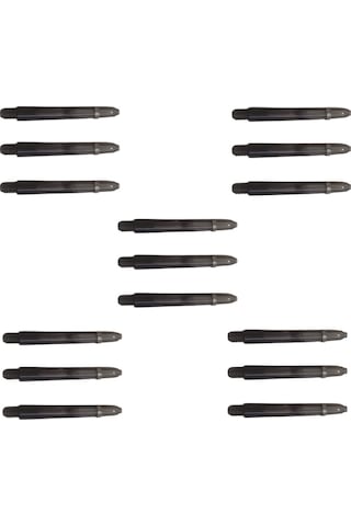 5 Set 15 Adet 48mm Siyah Şeffaf Polikarbon Pc Dart Shaft-şaft