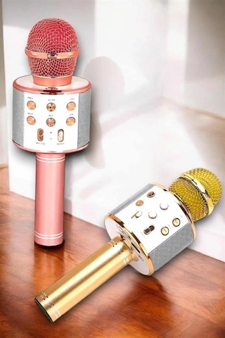 Hubrendy Tekno Kablosuz Bluetooth Karaoke Mikrofon Usb Ve Aux Girişli, Yüksek Ses Kalitesi