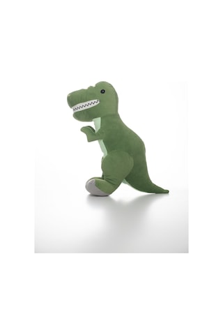 Sevimli Yeşil Dinozor, Tirex Peluş Oyuncak - Yumuşak Ve Eğlenceli Oyun Arkadaşı 40 Cm Yeşil
