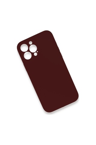Apple Uyumlu iPhone 13 Pro Kılıf Lansman Legant Silikon - Bordo Aklby-bsva58 standart