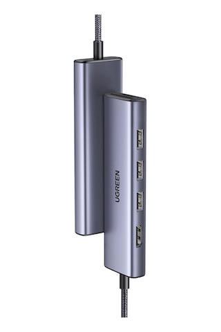 Ugreen 6-in-1 Usb-c 1 4k Hdmı, 3 Usb-a, Sd, Tf Hub Çoklayıcı, Gri, 20956a