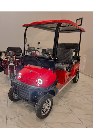 Arora Polo Plus Elektrikli Golf Arabası Kırmızı