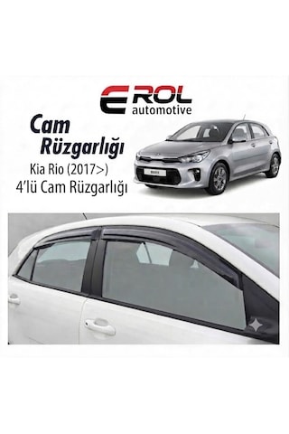 Kia Rio 2017 4'lü Hb Mugen Cam Rüzgarlığı
