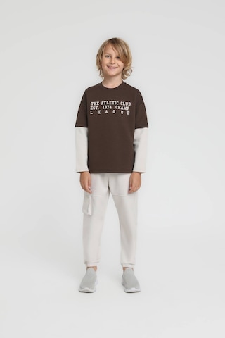 Xo Kids Erkek Çocuk Sweatşirt 9-13 Yaş 1845 Kahve