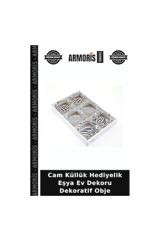 Cam Küllük Hediyelik Eşya Ev Dekoru Dekoratif Obje Çok Renkli