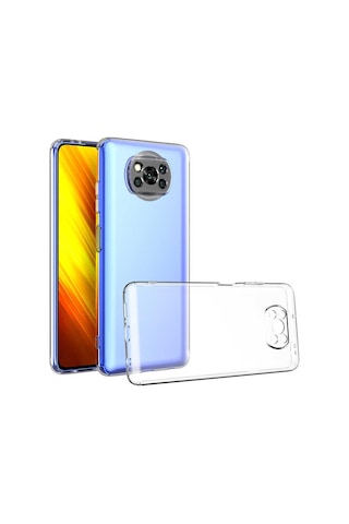 Adige Xiaomi Poco X3 Nfc Kılıf Kamera Korumalı Süper Silikon