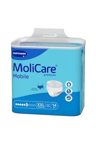 Molicare 6 Damla Külot Bez 2xlarge 14 Lü 6 Paket 2XL
