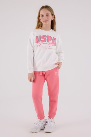 U.s. Polo Assn Kız Çocuk Beyaz Eşofman Takımı Beyaz