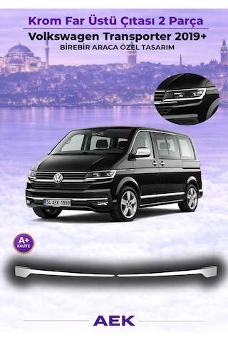 Vw T6.1 Transporter Far Üstü Çıta Paslanmaz Çelik 2019-