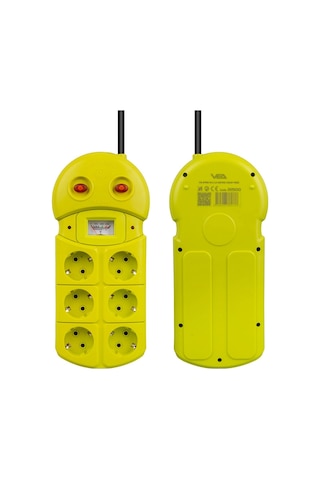 Vea Ve-970b 6 Lı 1.5 Metre Grup Priz Uzatma Kablosu 3860 Watt 16 Amper Isınmaya Dayanıklı