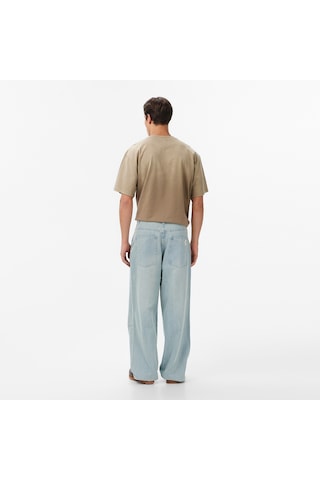 Karl Kani Og Washed Western Relaxed Baggy Erkek Mavi Pantolon Km253-010-1 Mavi