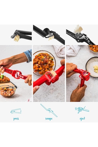 Lexroo Garject Lite Sarımsak Presi, Siyah