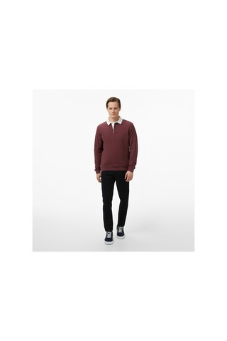 Nautica Erkek Krem Regular Fit Polo 026 K57309t Bordo