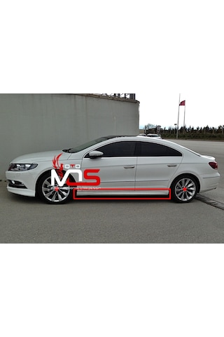 Vw Cc R Marşpiyel Uyumlu Sağ Sol Takım Fiberglass Boyasız
