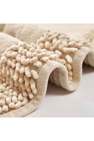 Tiffany Oval 2'li Pamuklu Klozet Takımı Camel Banyo Paspas Seti 60 x 100 / 50 x 60 CM Camel