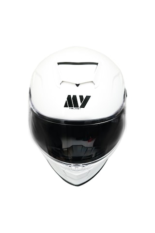 My Helmets Mks001-pw Yarış Spoiler Güneş Vizörlü Şeffaf Full Face Motosiklet Kaskı Çok Renkli