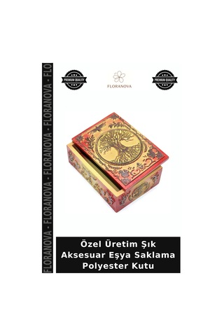 Özel Üretim Şık Aksesuar Eşya Saklama Polyester Kutu