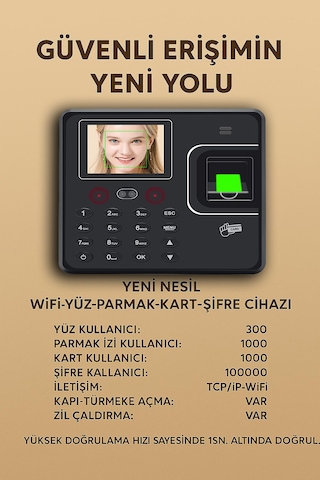 Kablosuz-wifi Yüz Okuma Personel Takip-maaş Puantaj Yazılımı