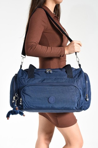 Unisex Kabin Boy Çapraz Askılı Omuz Çantası Seyehat Spor Çantası Hafif Klinkır Kumaş 40 25 Cm Lacivert