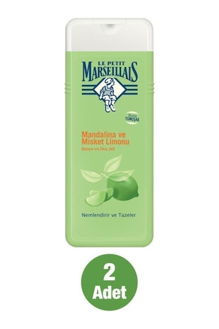 Le Petit Marseillais Duş Jeli Mandalina Limon 400 ML x2