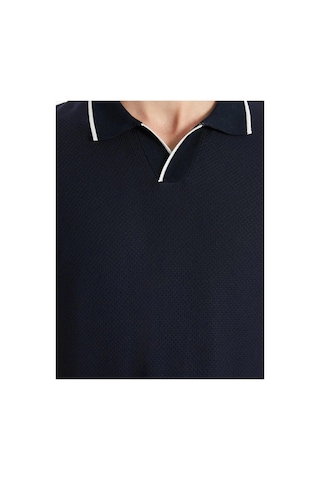 LC Waikiki Southblue Lacivert Polo Yaka Kısa Kollu Erkek Triko Kazak Navy