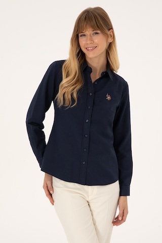 U.s. Polo Assn. Kadın Lacivert Gömlek Basic 50308043-vr033 Lacivert