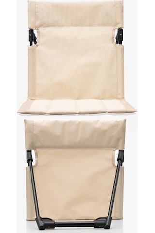 Prestigegoods Açık Kamp Hafif Katlanır Sandalye - Su Geçirmez Oxford Kumaş - Plaj Kamp Parkı Sandalye - Taşınabilir Tek Yastık Sandalye Haki