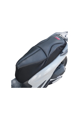 GP Kompozit Honda SH 125 2024-2025 Uyumlu Fileli Motosiklet Konfor Sele Kılıfı Siyah