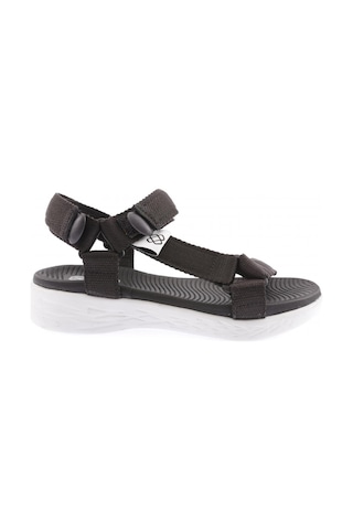 Dgn 103-23y Bantlı Cırtlı Kadın Sandalet - Siyah - Beyaz 103-2265-R12593