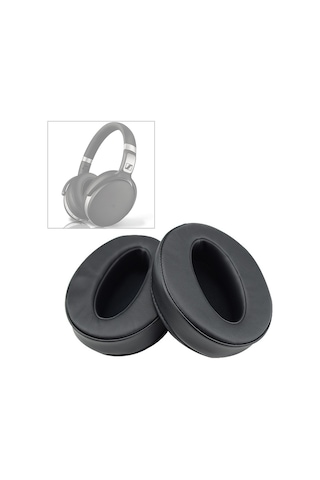 Sennheiser Hd4.50bt / Hd4.50btnc / Hd4.40bt Kulaklık Yastığı Sünger Kapağı Kulaklıklar Yedek Kulak Yastıkları Siyah