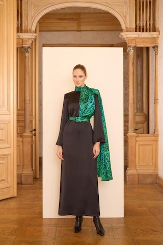 Senna Fıore Dress Yeşil Yeşil